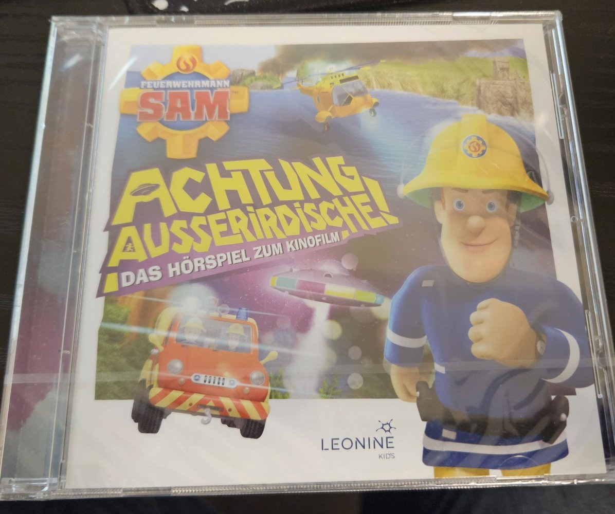 CD Feuerwehrmann Sam – Achtung Außerirdische (Hörspiel zum Kinofilm) (Neu/OVP)