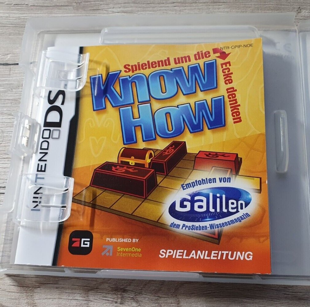 Nintendo DS - Know How - Spielend um die Ecke denken - Spiel