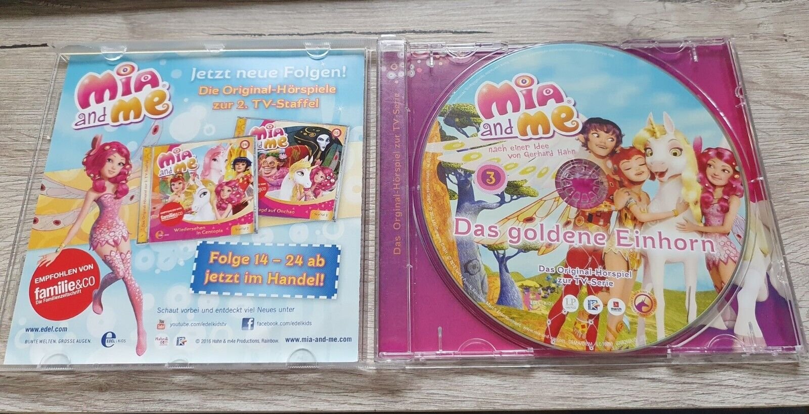CD Mia and me - Das goldene Einhorn (Folge 3) - Das Original-Hörspiel zur Serie