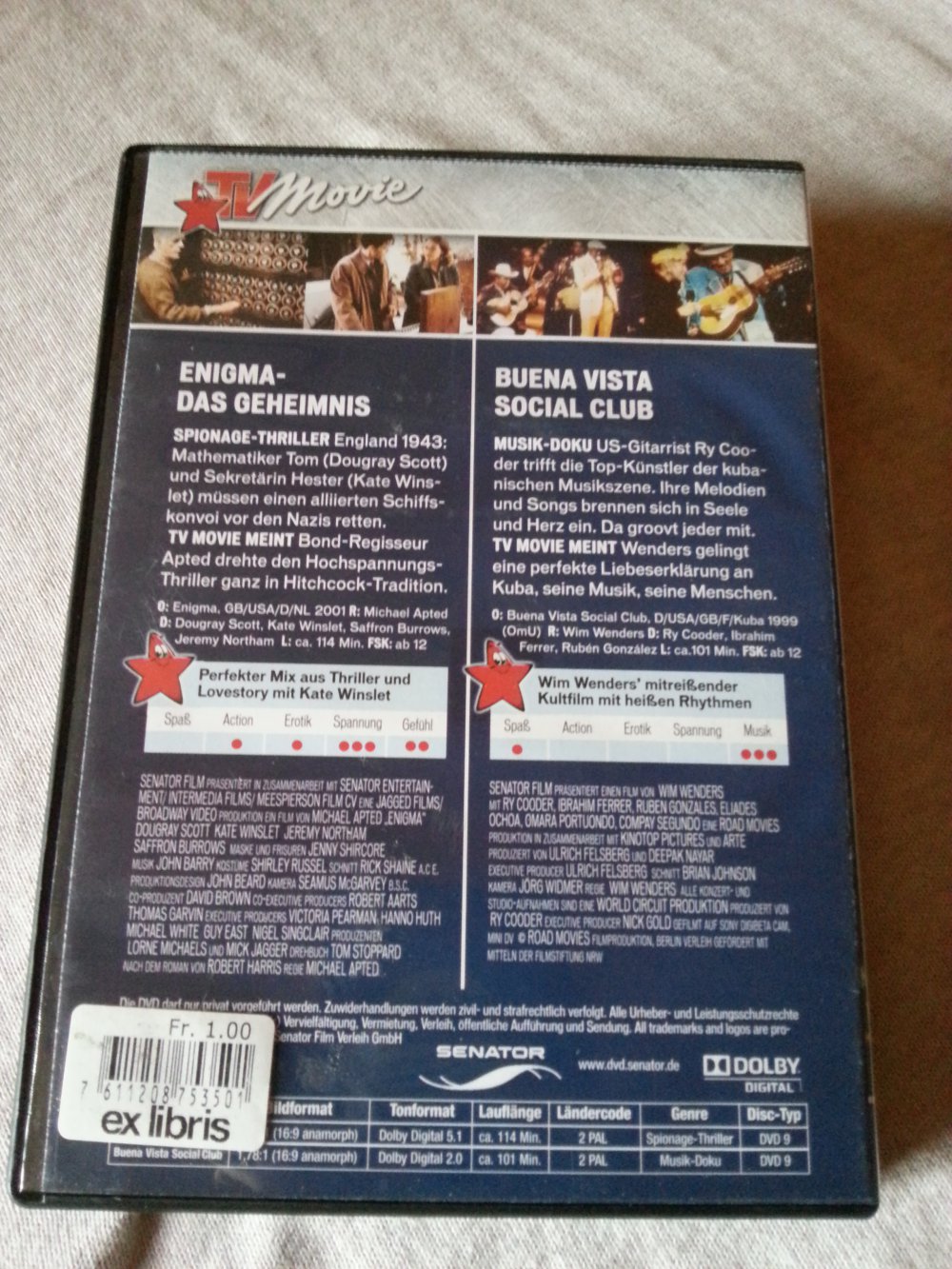 Buena vista social club + Enigma DVD Film