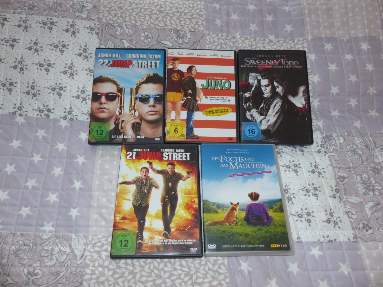 DVDs, verschiedene Filme auch Kinderfilme.