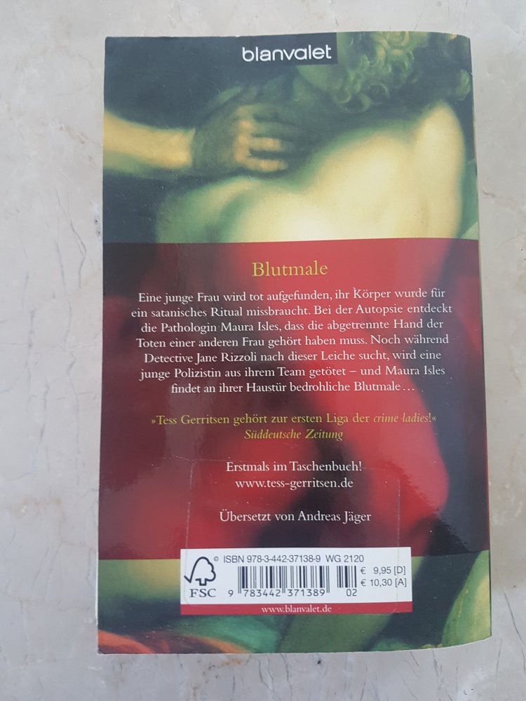 Blutmale - Tess Gerritsen 