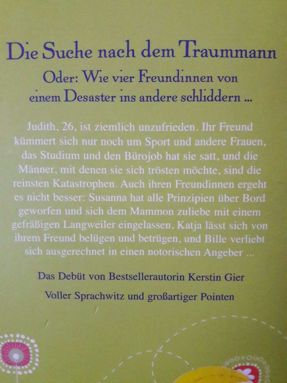 Kerstin Gier-Männer und andere Katastrophen (Taschenbuch)