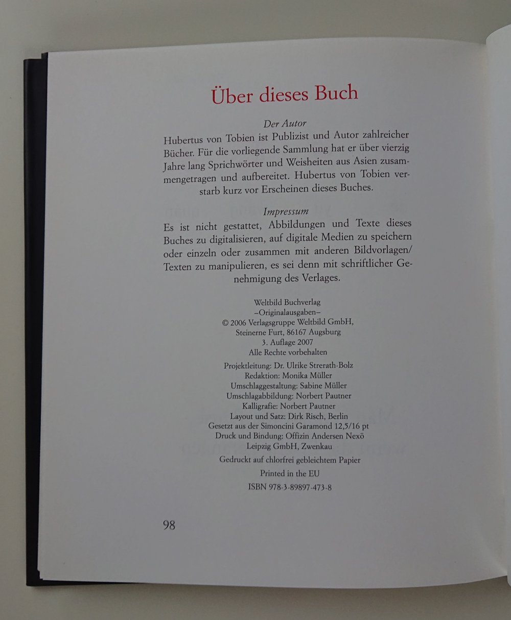 Fernöstliche Weisheiten