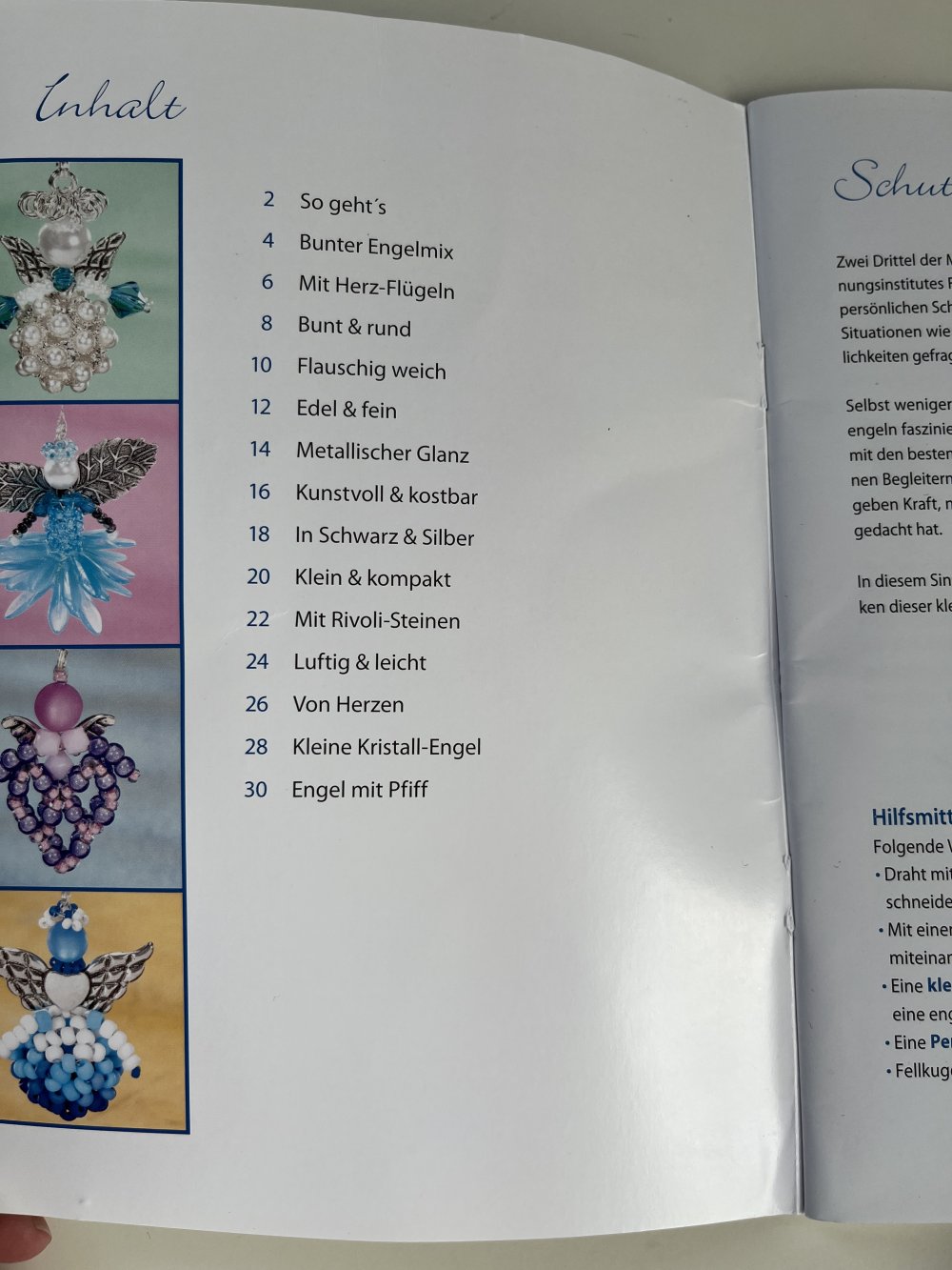 Schutzengel - Aus Perlen gefädelt