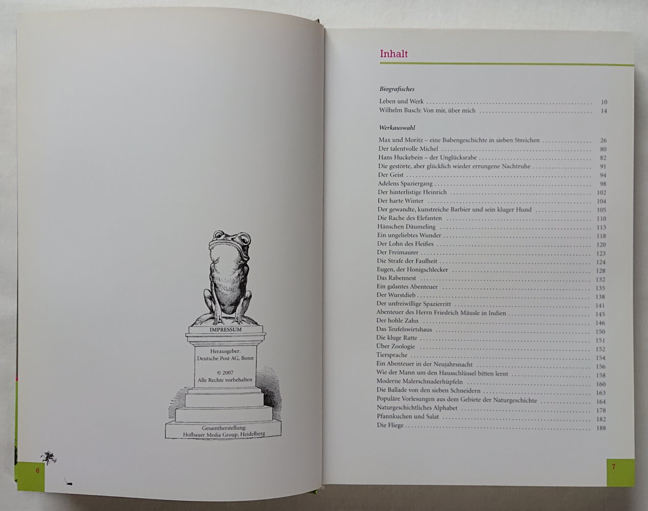 Wilhelm Busch: Der Maler und seine Geschichten - mit Sonderbriefmarken