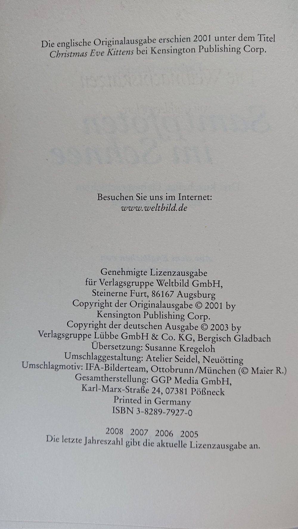 Samtpfoten im Schnee