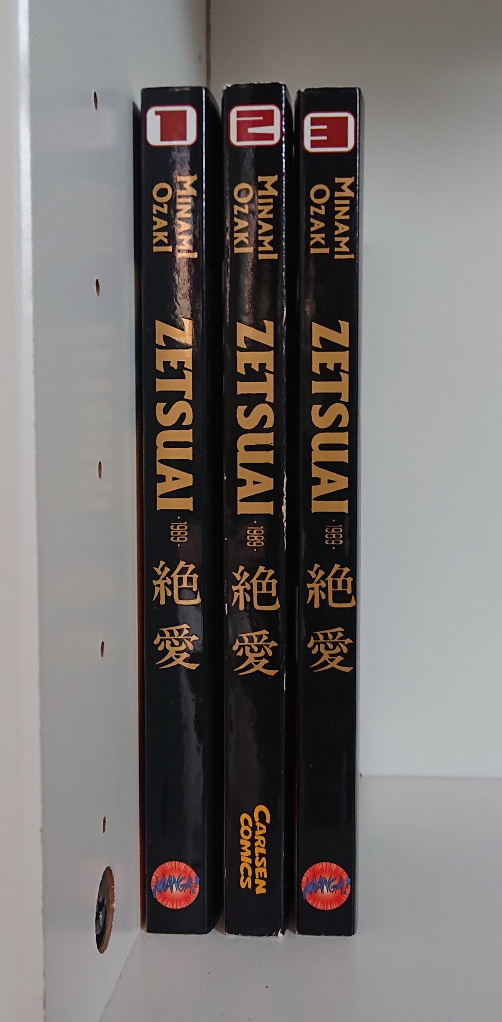 Zetsuai 1989 Band 1 - 3 Manga