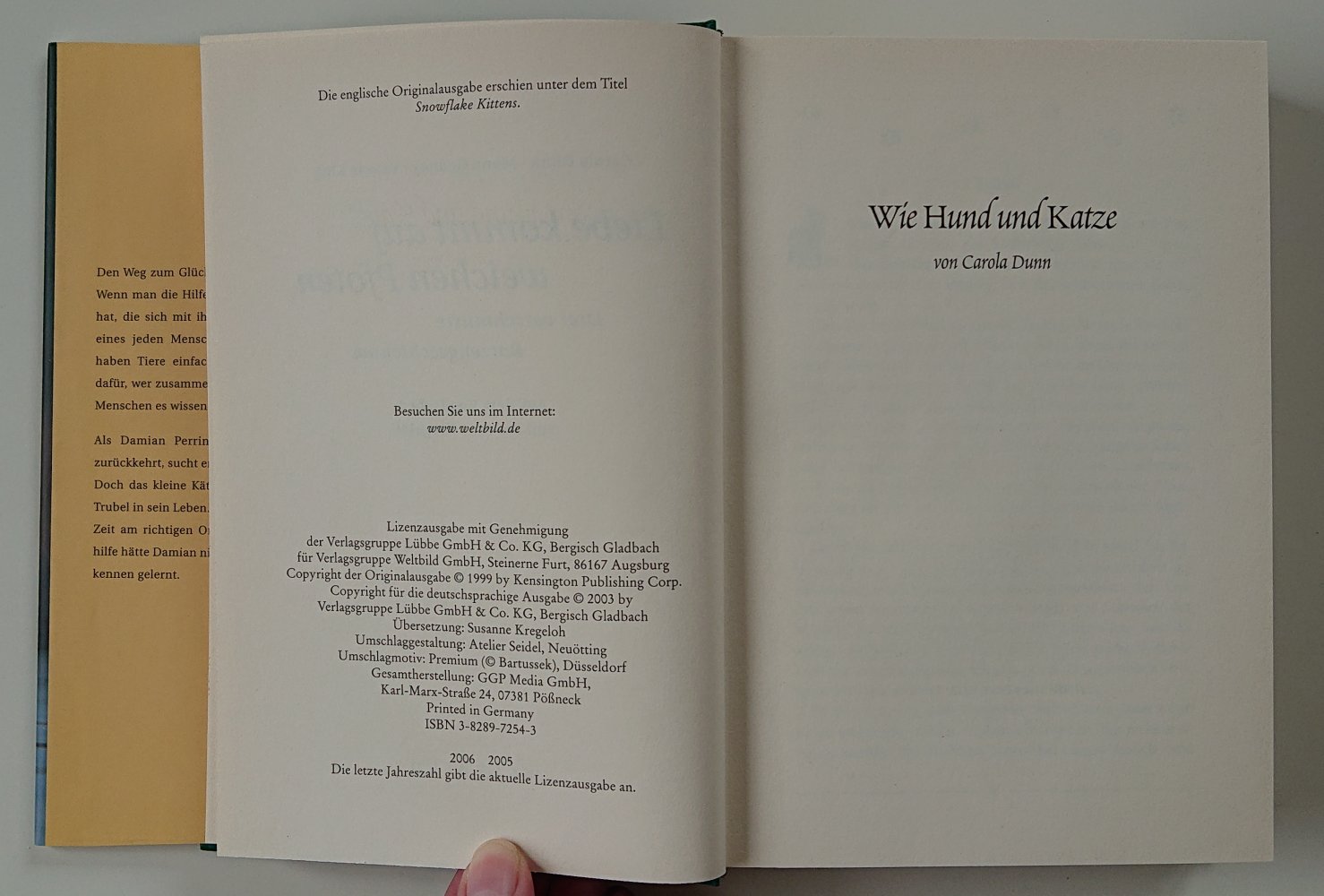 Liebe kommt auf weichen Pfoten