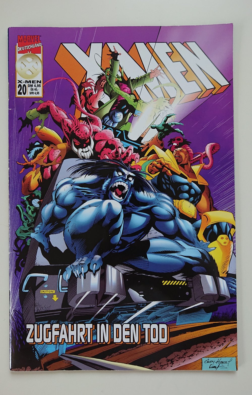 X-Men Heft 20 : Zugfahrt in den Tod