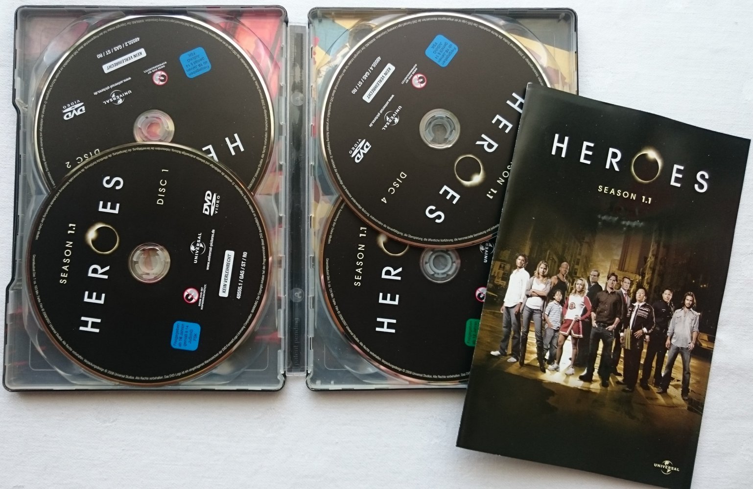 Heroes Season 1 - Box 1.1 & 1.2 (Steelbook-Ausgabe)