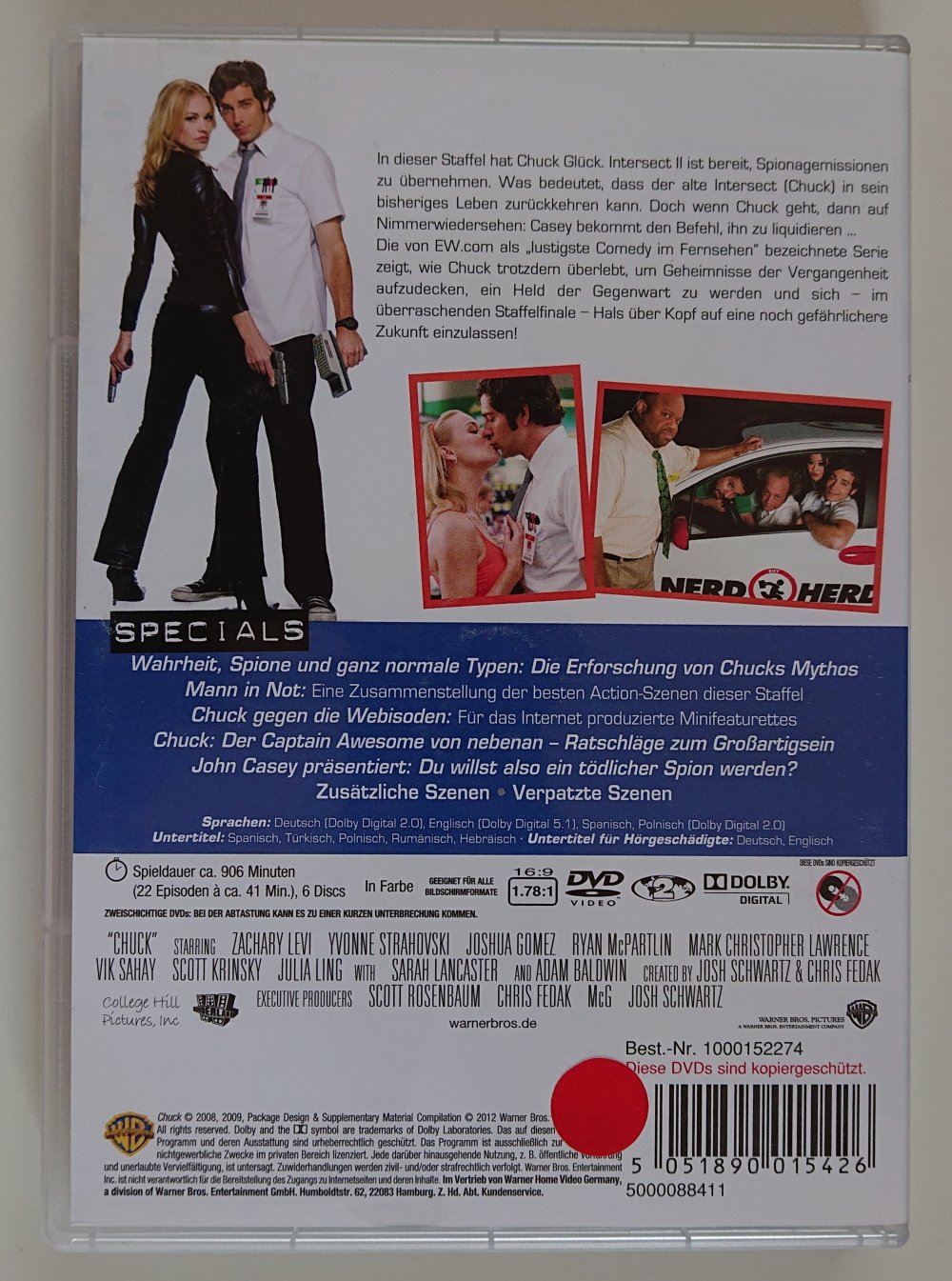 Chuck - Die komplette zweite Staffel [6 DVDs]