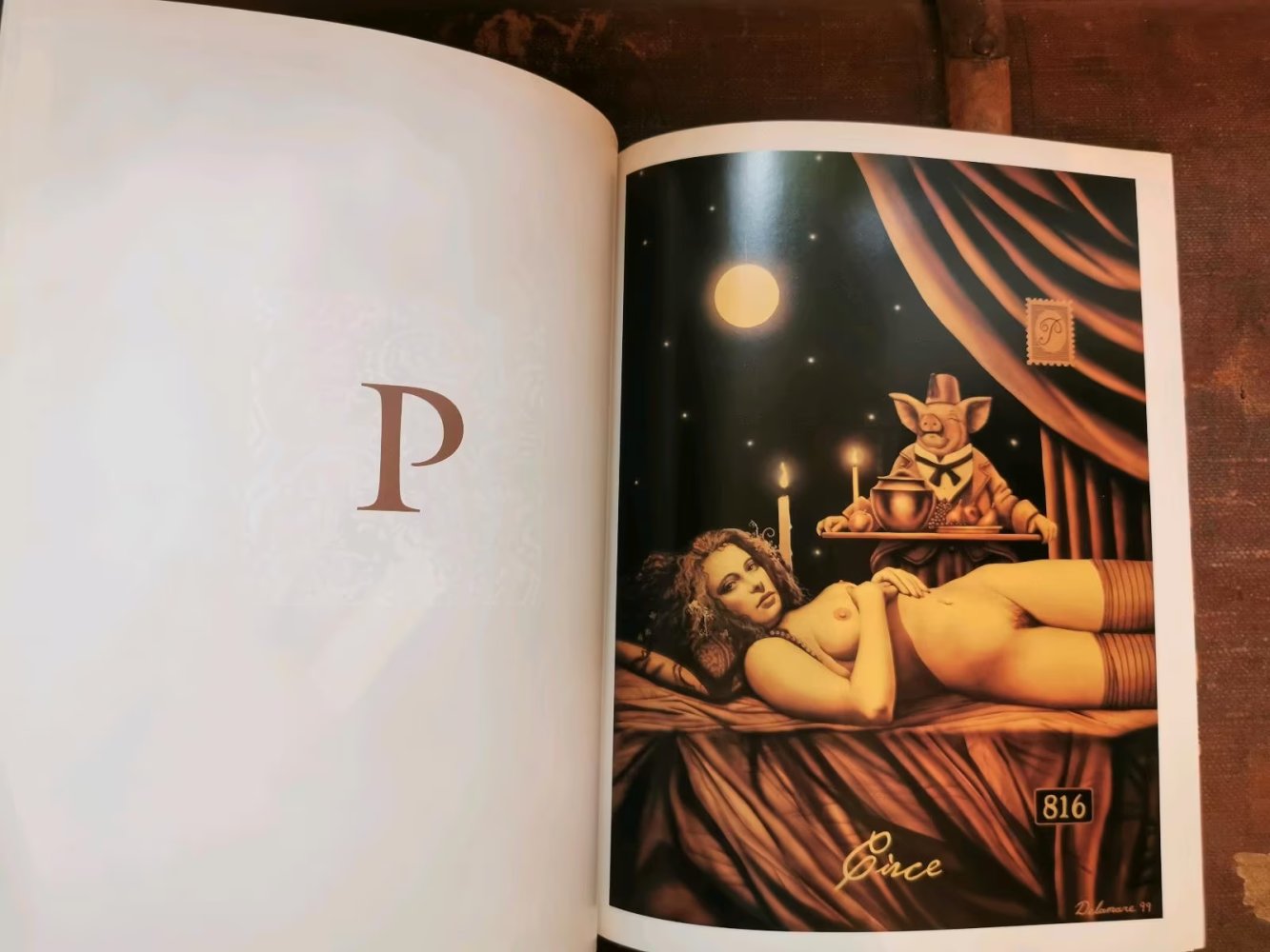 Animerotics - David Delamare Forbidden Cabaret in 26 Acts Artbook