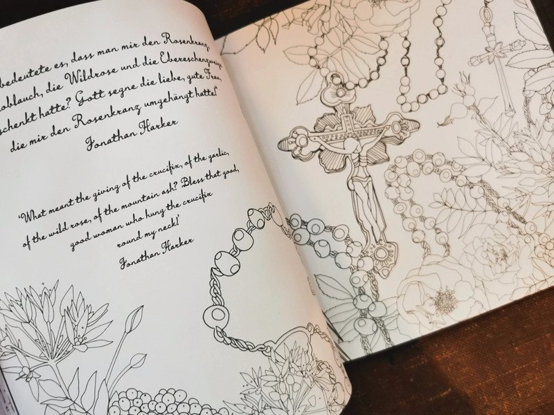 Bram Stokers Dracula Malbuch