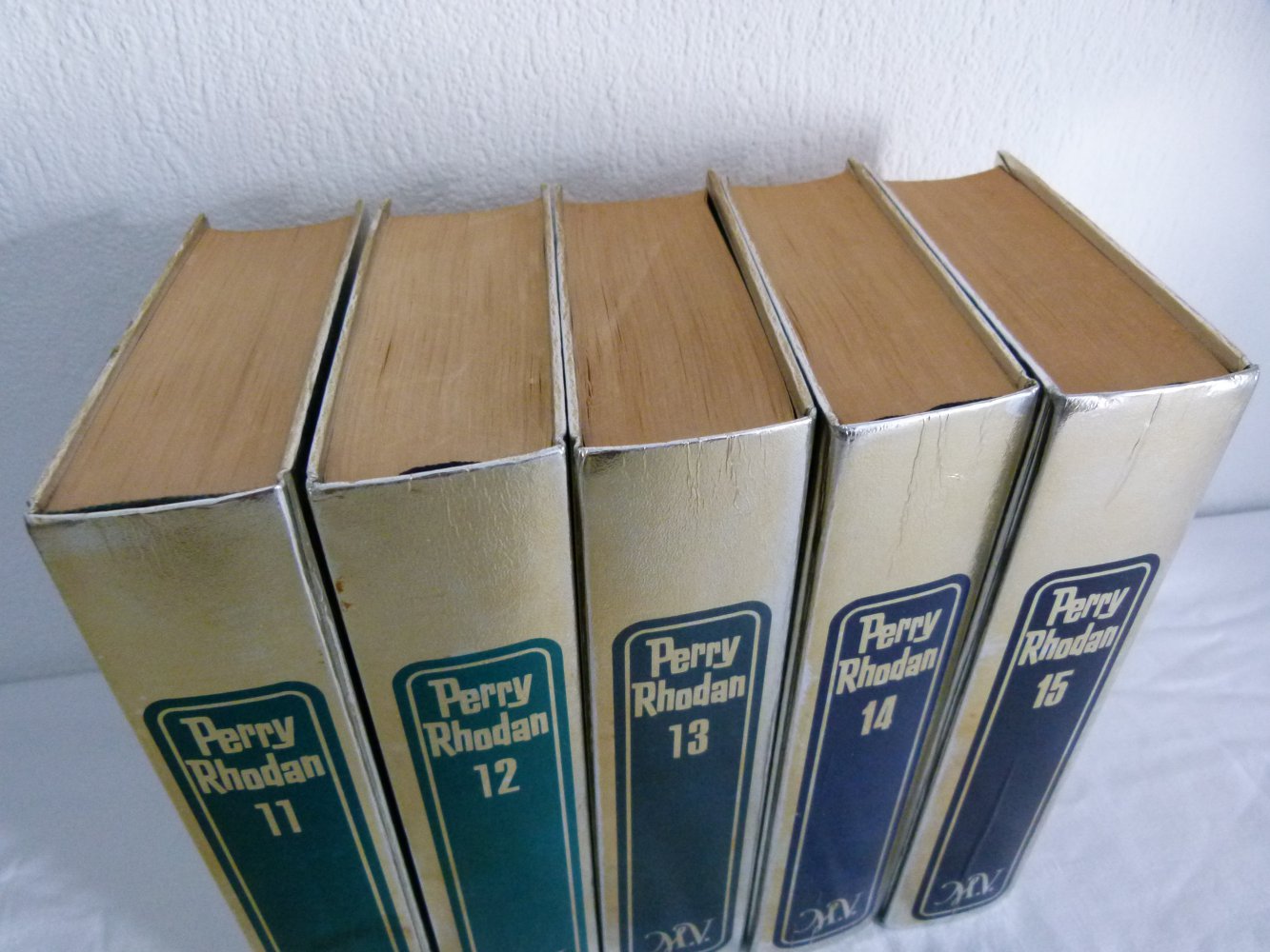 Perry Rhodan 11-15, fünf Silberbände im Set, gebundene Ausgaben
