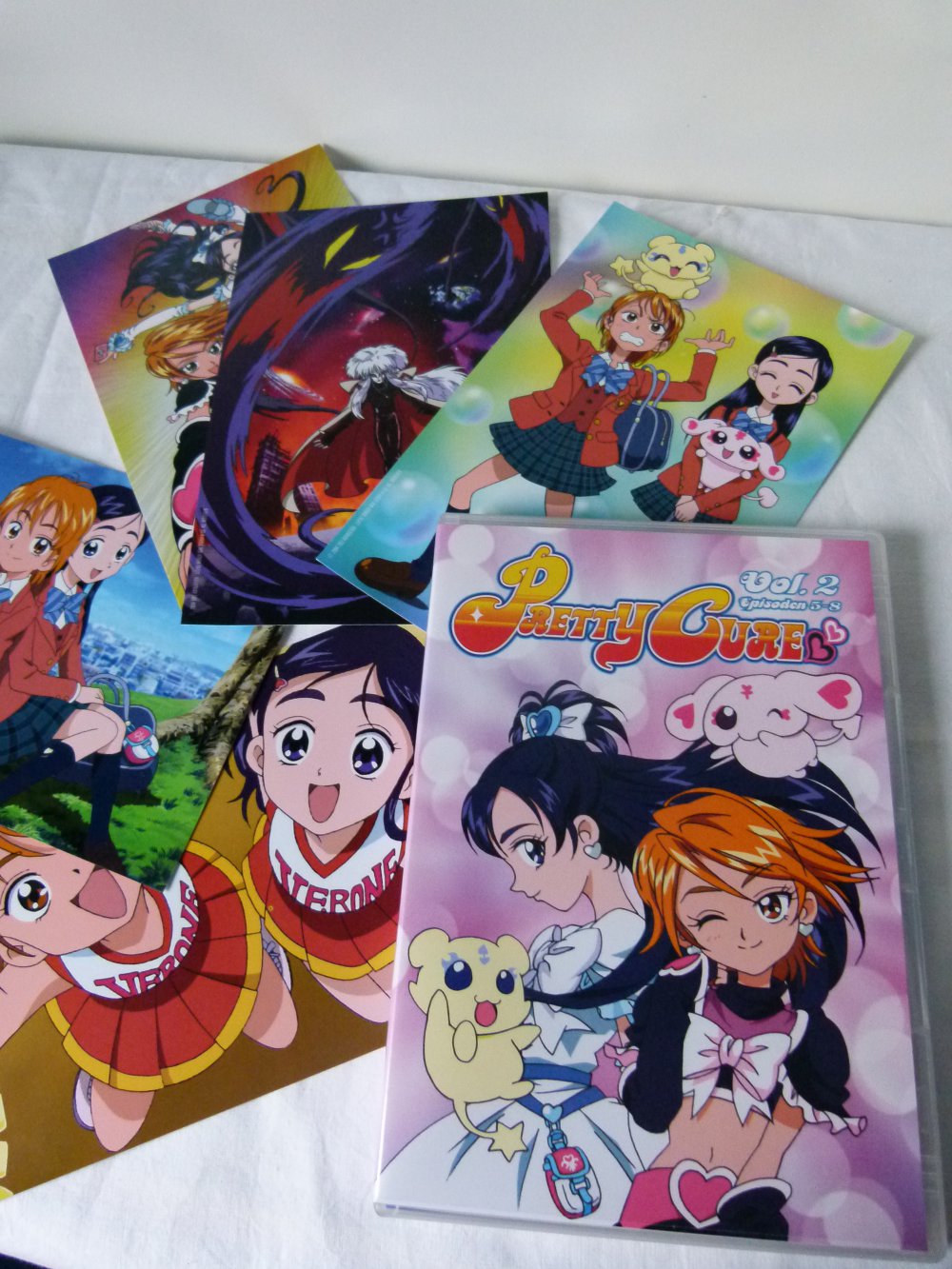 DVD Pretty Cure Vol. 2 -Episoden 5-8, Anime-Serie, inkl. Sammelkarten, Manga Japan, NEU