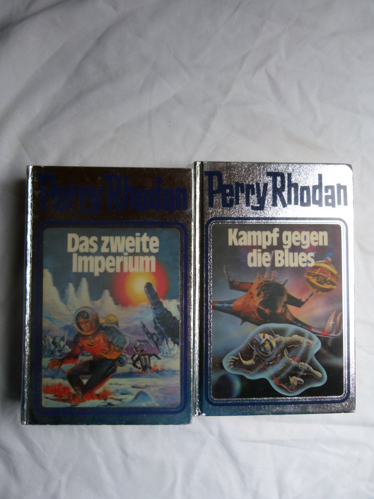 Perry Rhodan 19 & 20, zwei Silberbände im Set, gebundene Ausgaben Science Fiction
