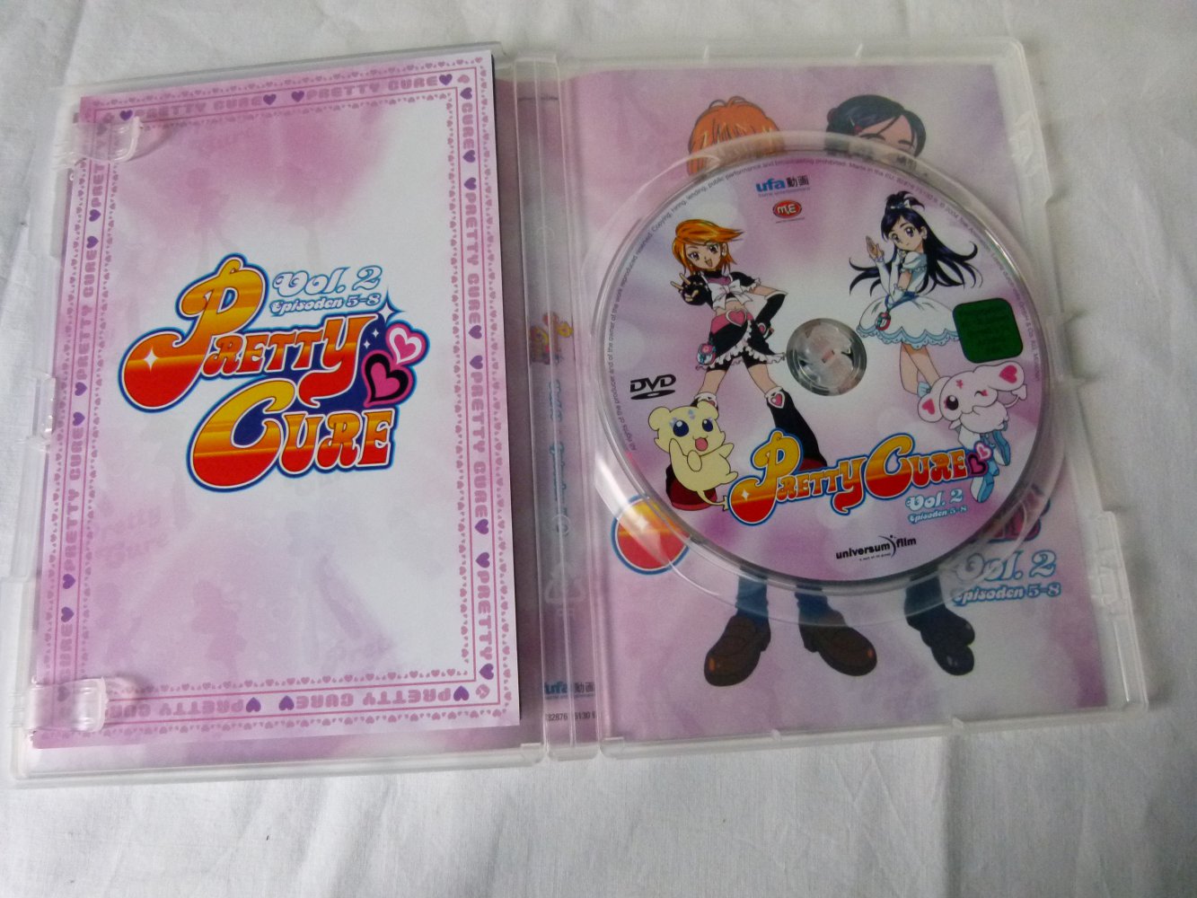 DVD Pretty Cure Vol. 2 -Episoden 5-8, Anime-Serie, inkl. Sammelkarten, Manga Japan, NEU