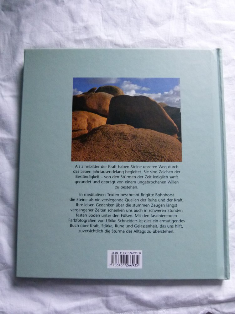 Spüre die Kraft, Bildband mit Texten/Lyrik, Natur Weisheiten Steine Meditation