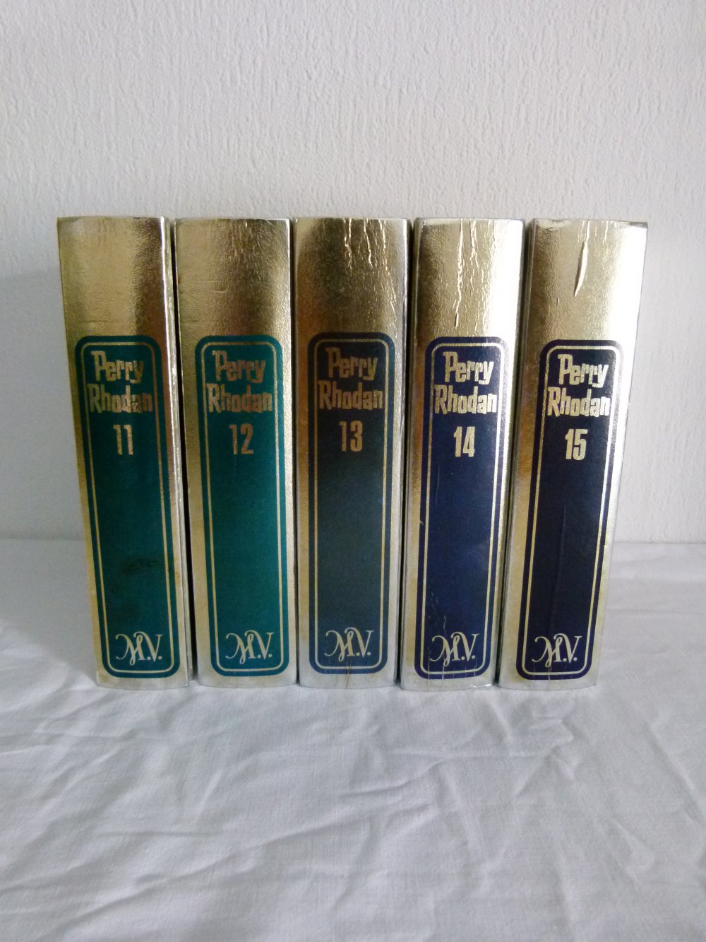 Perry Rhodan 11-15, fünf Silberbände im Set, gebundene Ausgaben