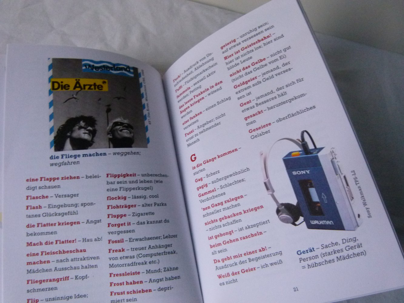 Die Jugendsprache der 80er, gebundenes Buch