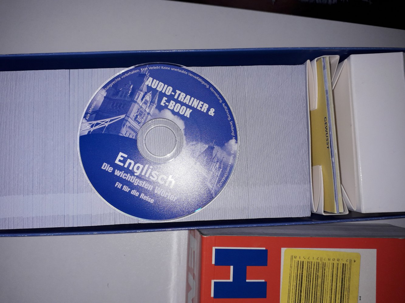 Deutsch englisch Buch Bücher Wissenskarten Paket