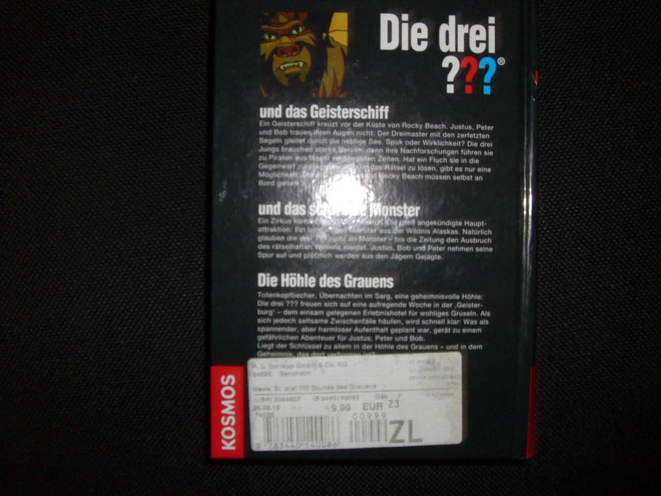 Die drei Fragezeichen Die Stunde des Grauens drei in einem 