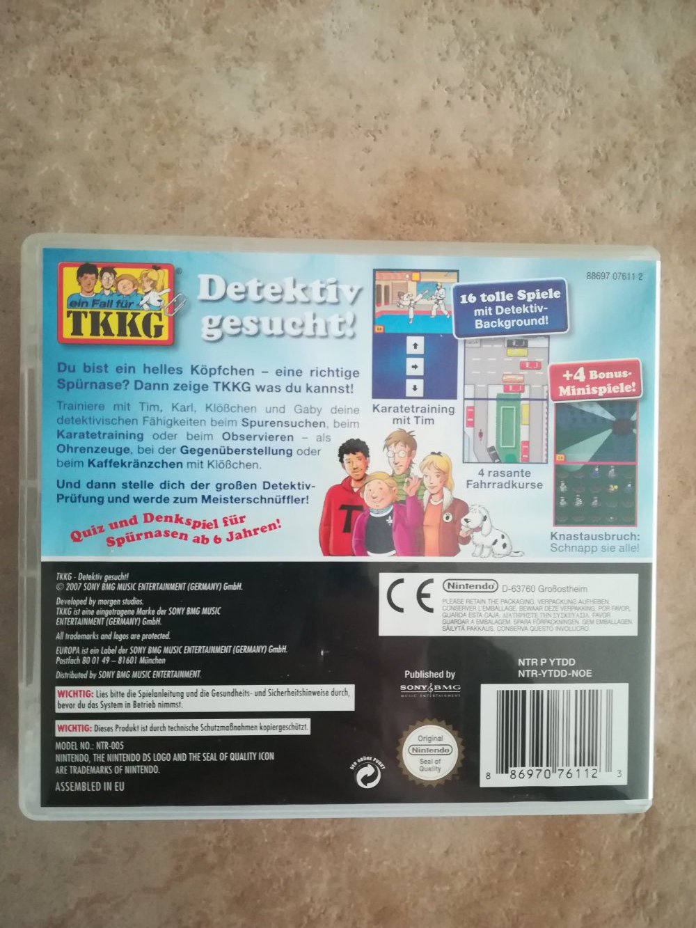 Nintendo DS Spiel (TKKG Detektiv gesucht) 
