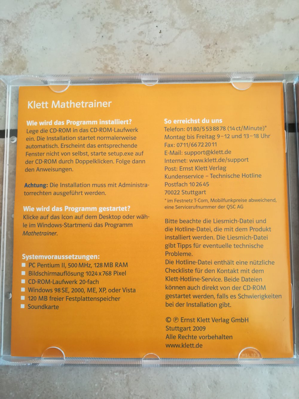 Klett Mathetrainer Klasse 8 CD - Rom 