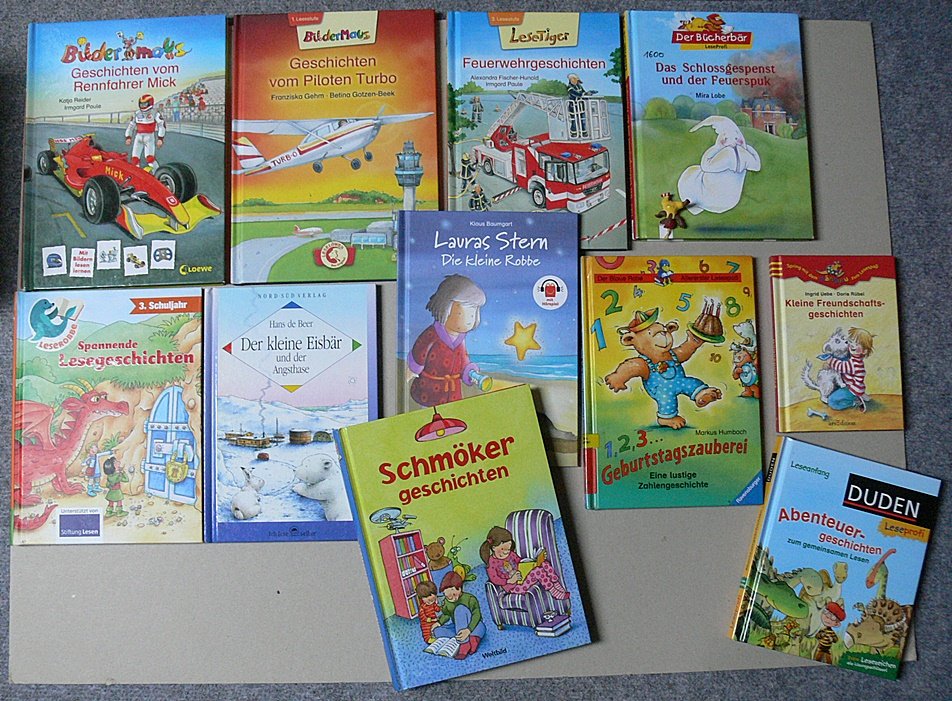 Erstleser / Leseanfänger - Bücherpaket - Vorschule bis 3. Klasse
