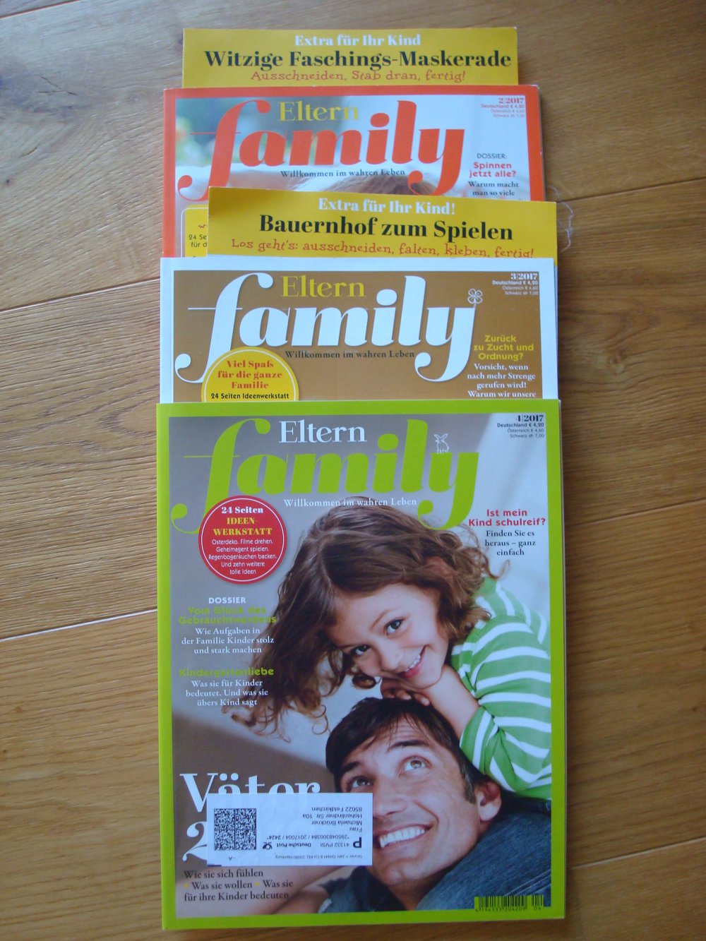 Zeitschrift Eltern Family 3 Ausgaben