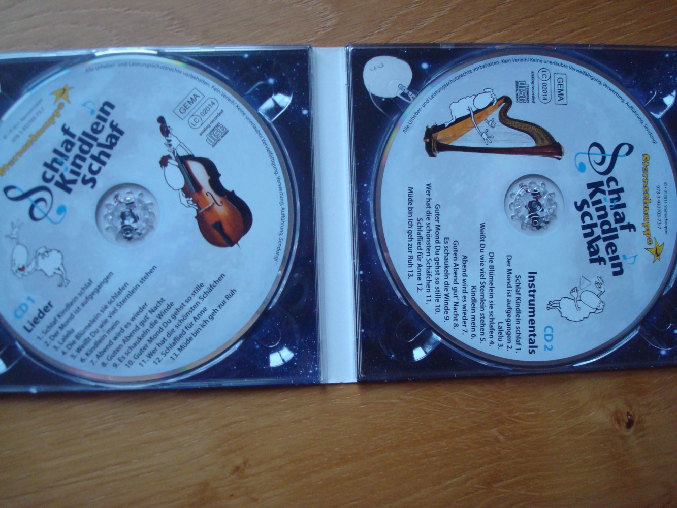 2 CD Musik Kinderlieder Schlaflieder NEU