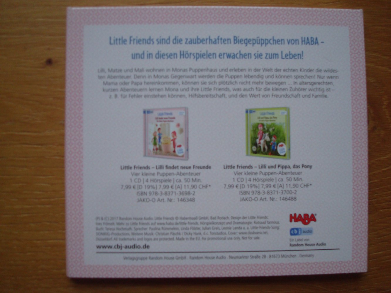 CD Hörspiel Haba Little Friend
