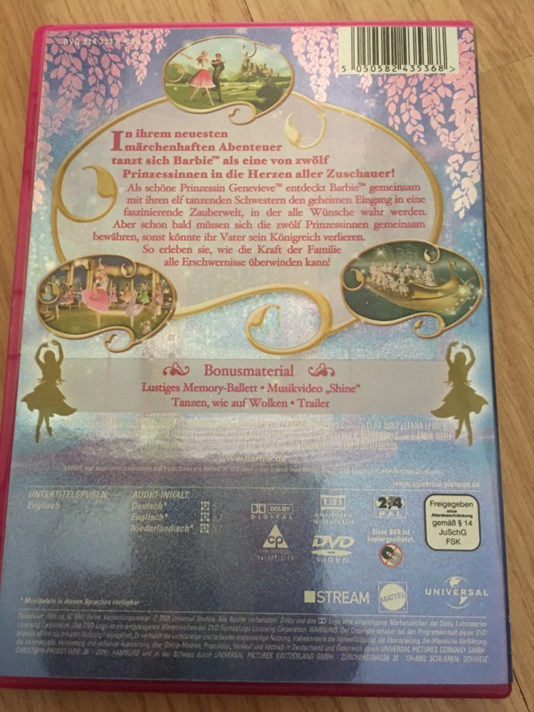 Barbie DVD - Die 12 Tanzenden Prinzessinnen
