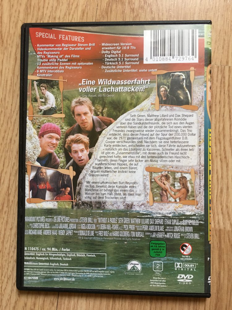 DVD - Trouble ohne Paddel - sehr guter Zustand