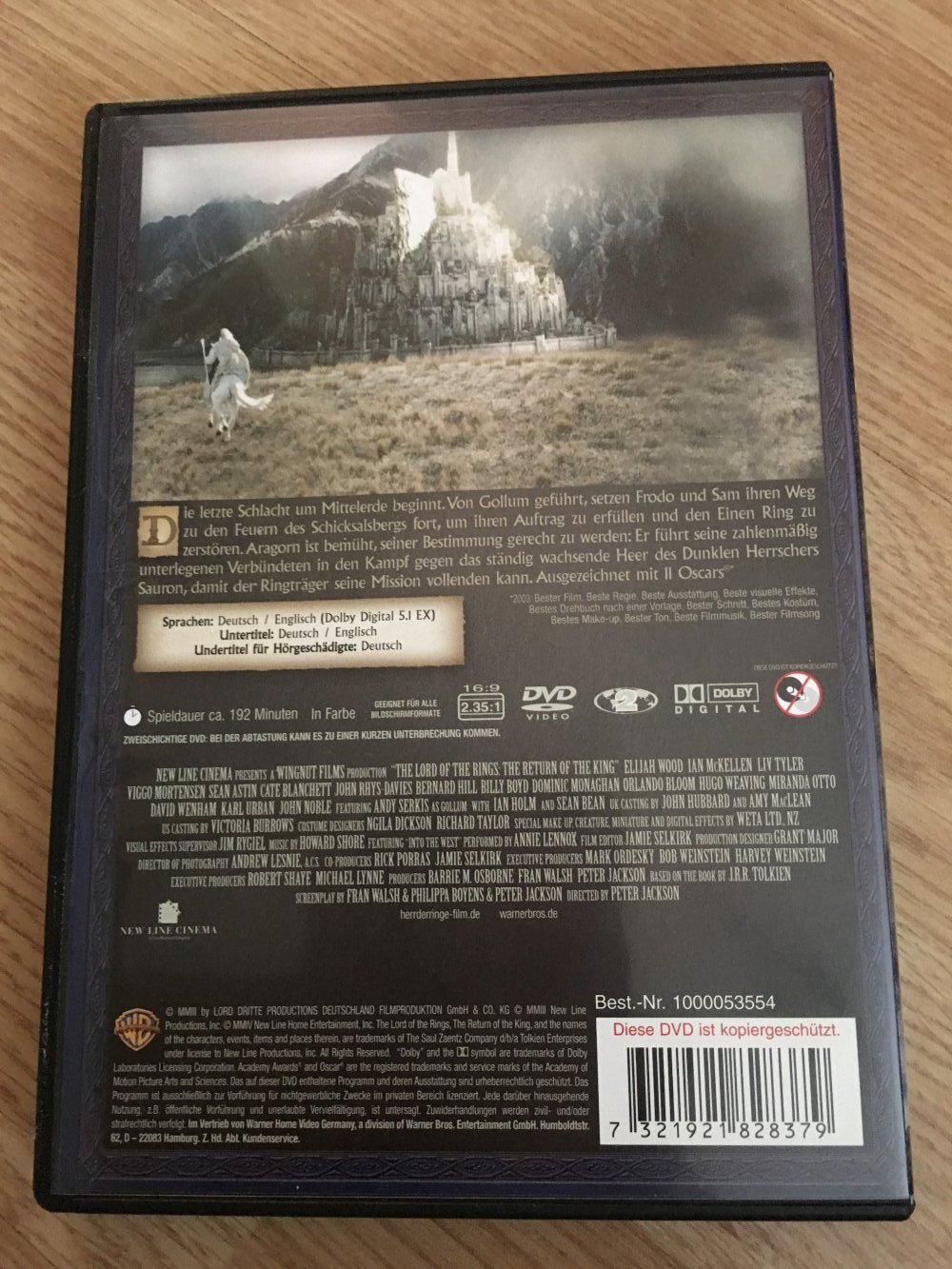 Der Herr der Ringe - Die Spielfilm Trilogie - sehr guter Zustand