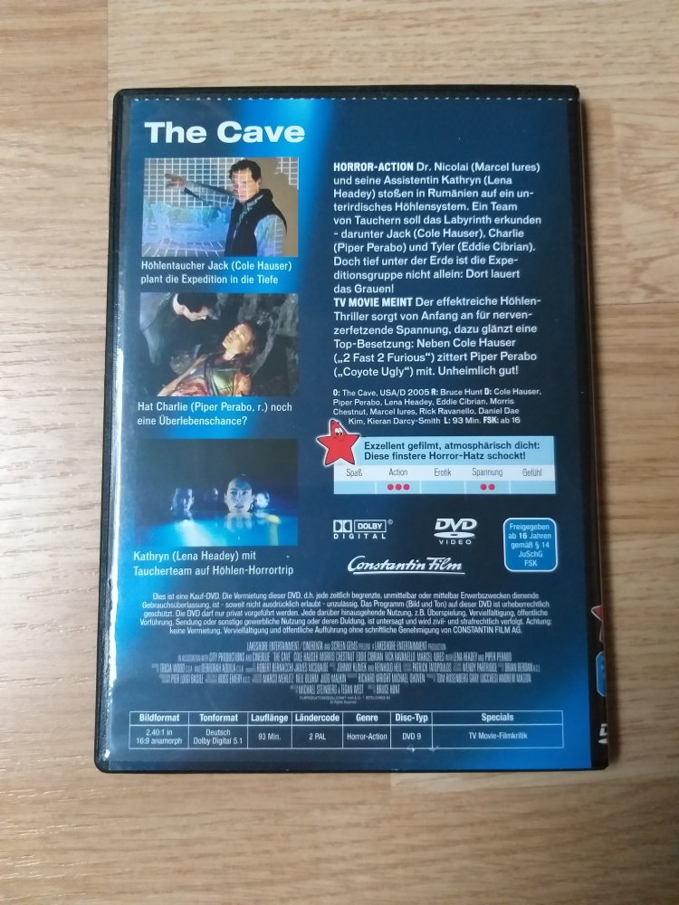DVD - The Cave - sehr guter Zustand