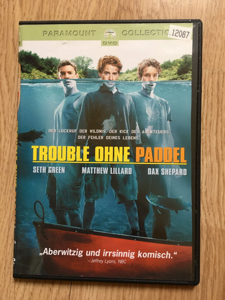 DVD - Trouble ohne Paddel - sehr guter Zustand