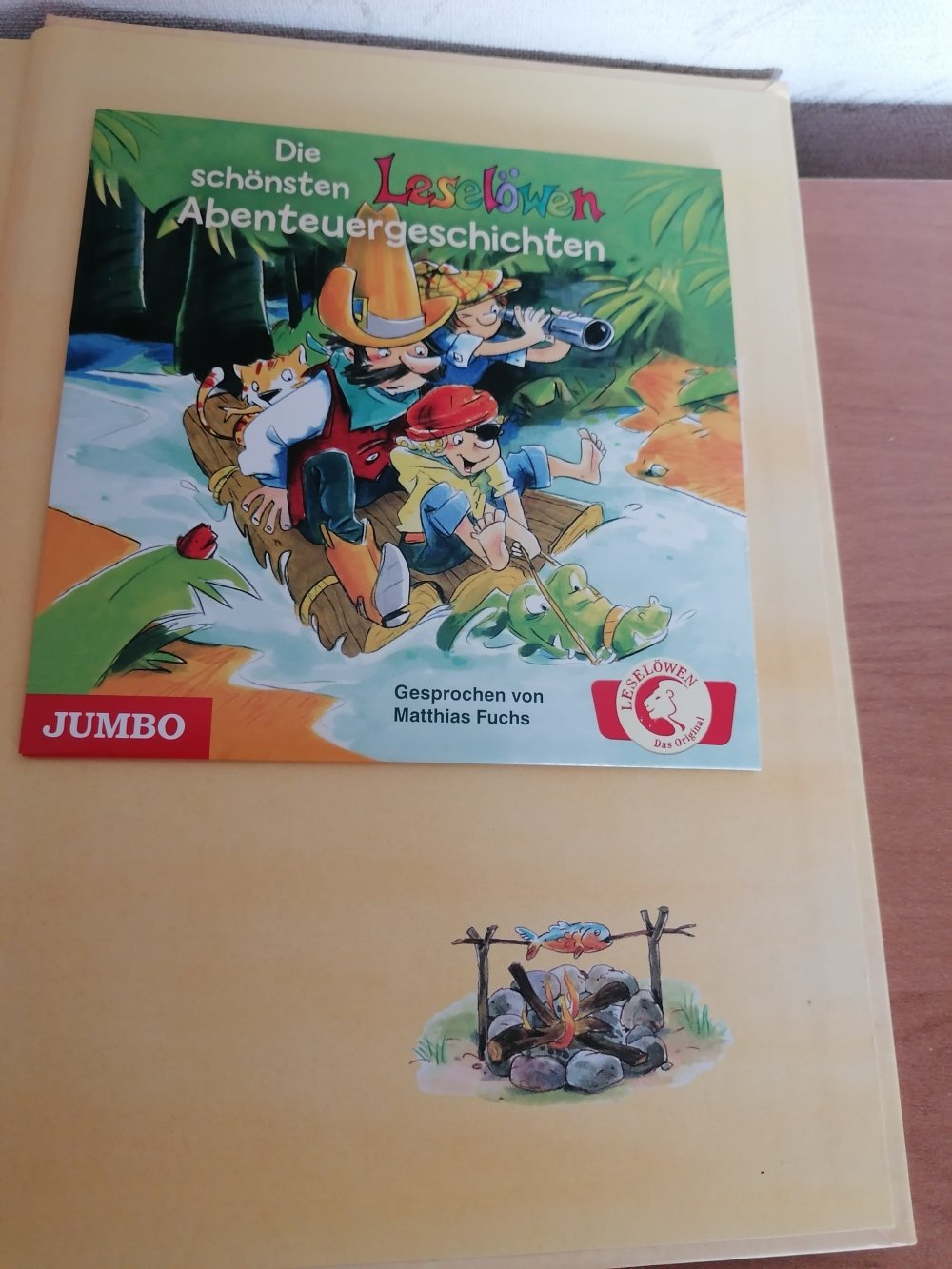 Die schönsten Leselöwen Abenteuergeschichten - Buch und Hörspiel-CD