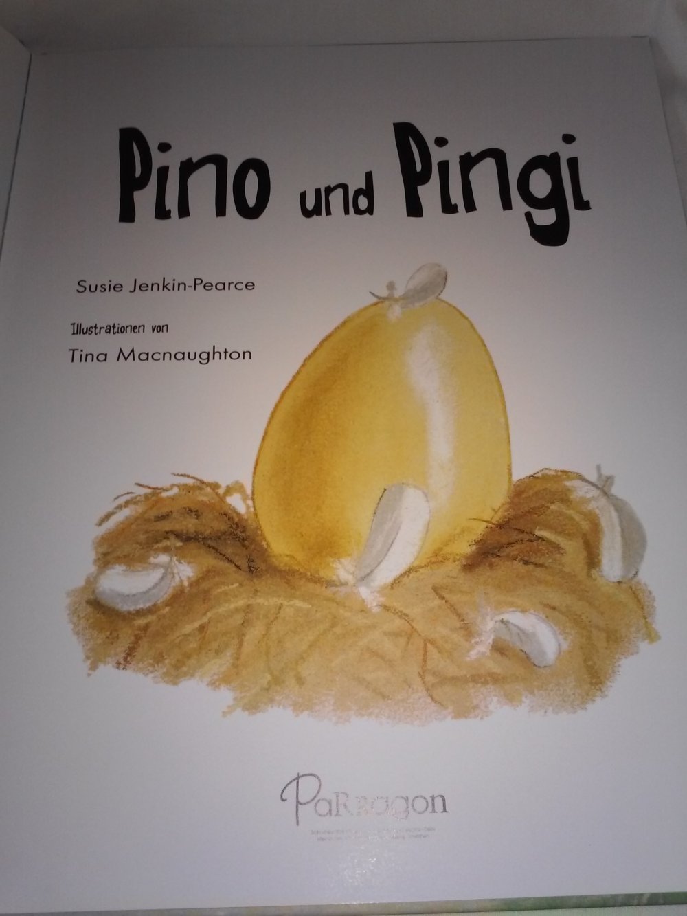 Susie Jenkin-Pearce: Pino und Pingi (Pinguin) - Kinderbuch alt