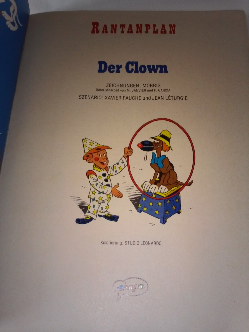 Morris, Fauche und Leturgie: Rantanplan 4 - Der Clown -comic alt