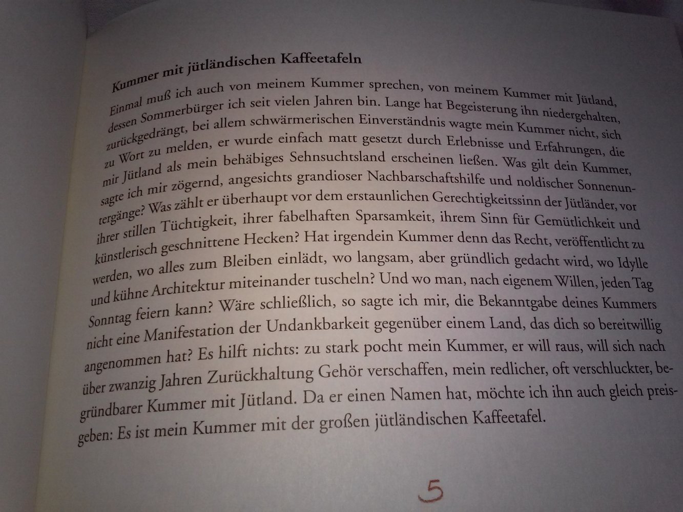 Siegfried Lenz: Jütländische Kaffeetafeln
