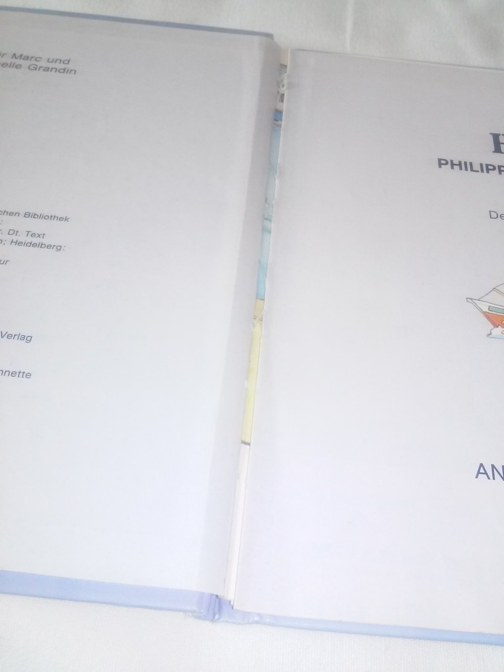  Philippe Dupasquier: Im Hafen - Kinderbuch alt