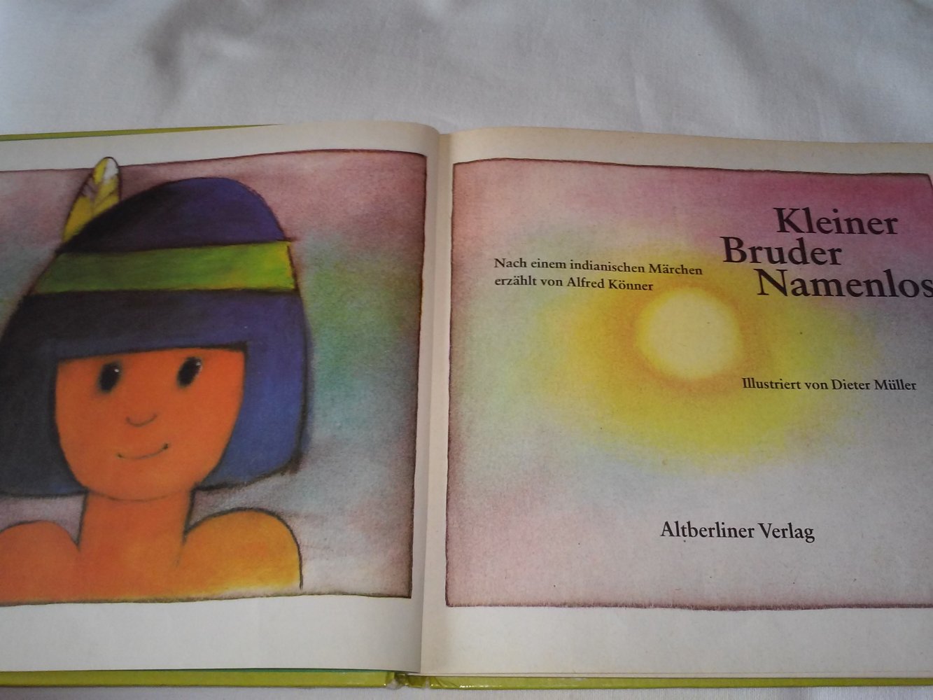 Alfred Könner: Kleiner Bruder Namenlos - Märchen - Kinderbuch alt