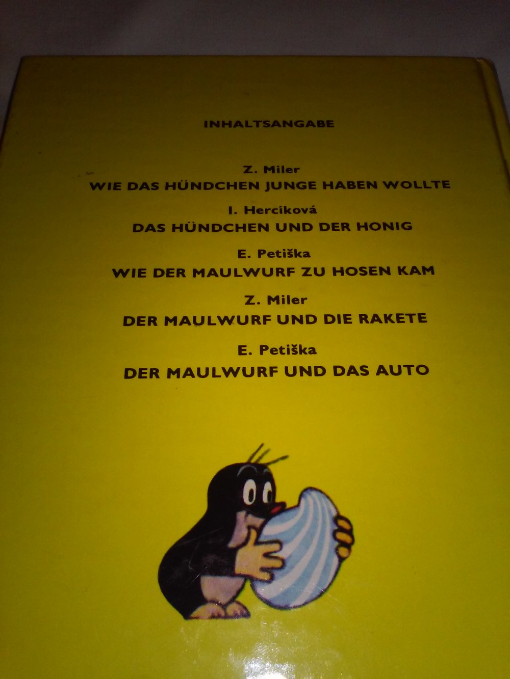 Zdenek Miler: Dausien HanauWie der Maulwurf zu Hosen kam - Klassiker,Kinderbuch alt