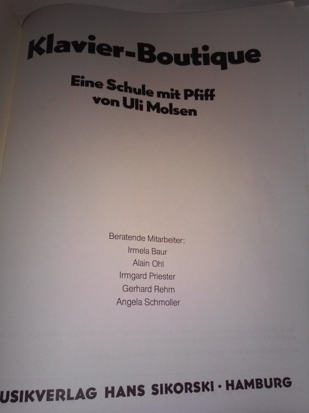 Klavier - Boutique: Eine Schule mit Pfiff