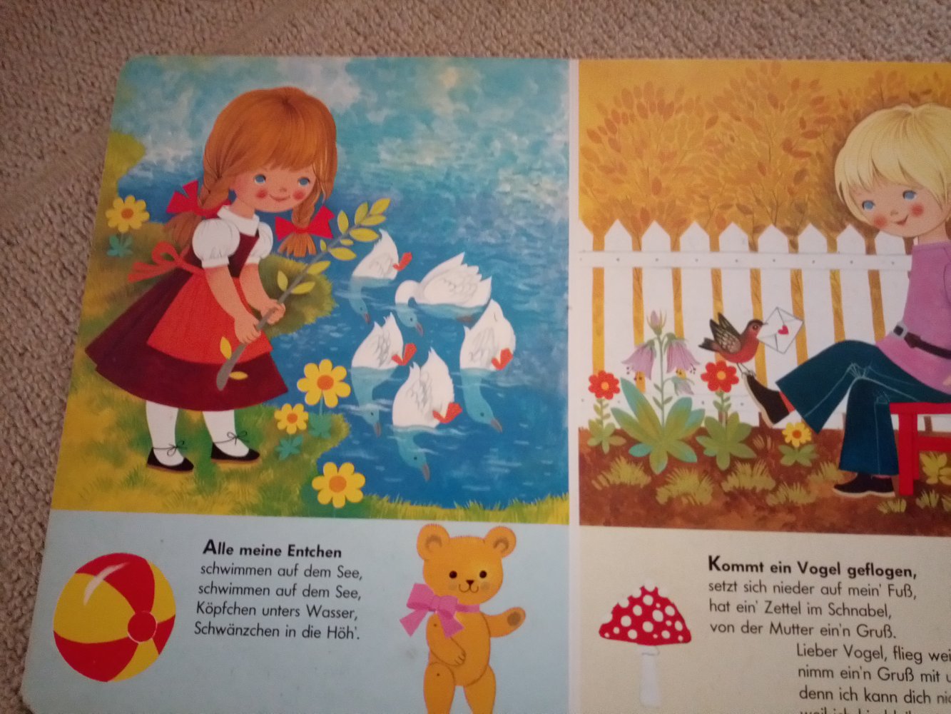 Felicitas Kuhn: Die schönsten Kinderlieder und Kinderreime - Kinderbuch alt