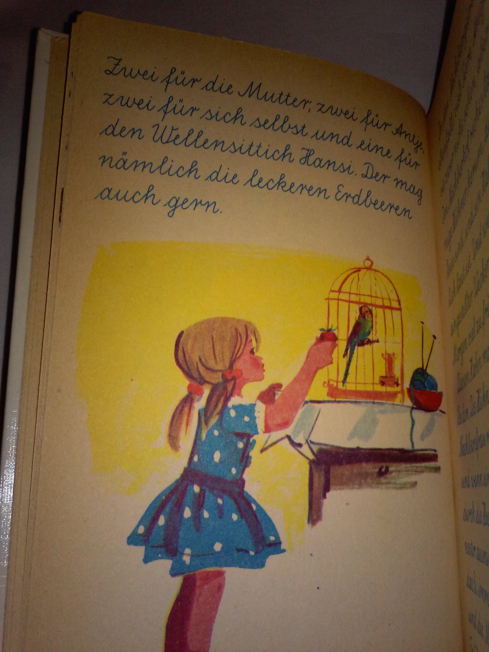 Karl H Weise: Antje im Holunderbaum - Kinderbuch alt