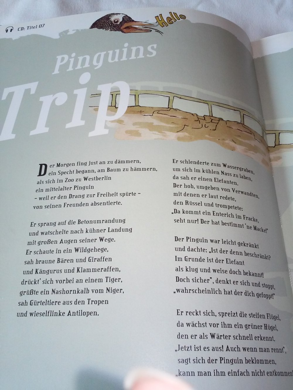 Kurt Postel ´s Fabel -Tiere auf Versfuß- Buch+CD 1.Auflg.(Geschenktipp)