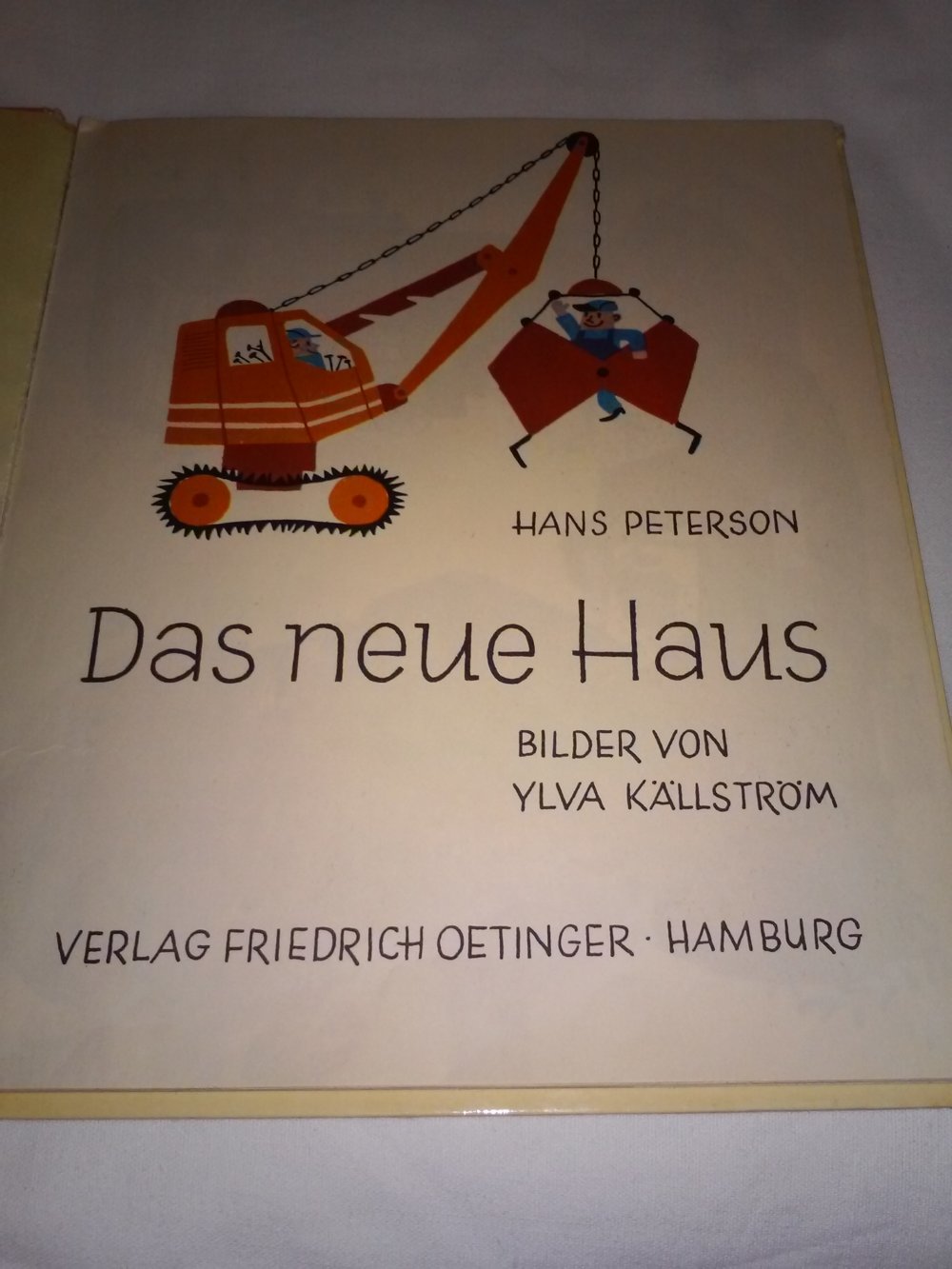 Hans Peterson: Das neue Haus - Read for Fun-Reihe - Kinderbuch alt (1963)
